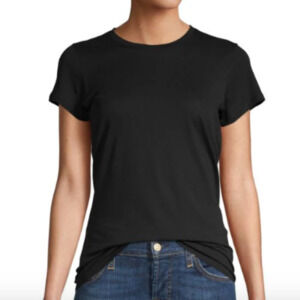 Vince Solid Pima Cotton Tee S